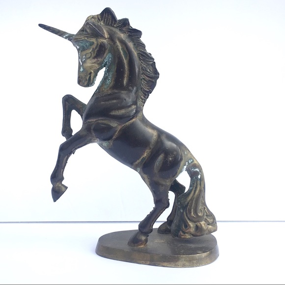 Other - Vintage brass Unicorn figurine art sculpture